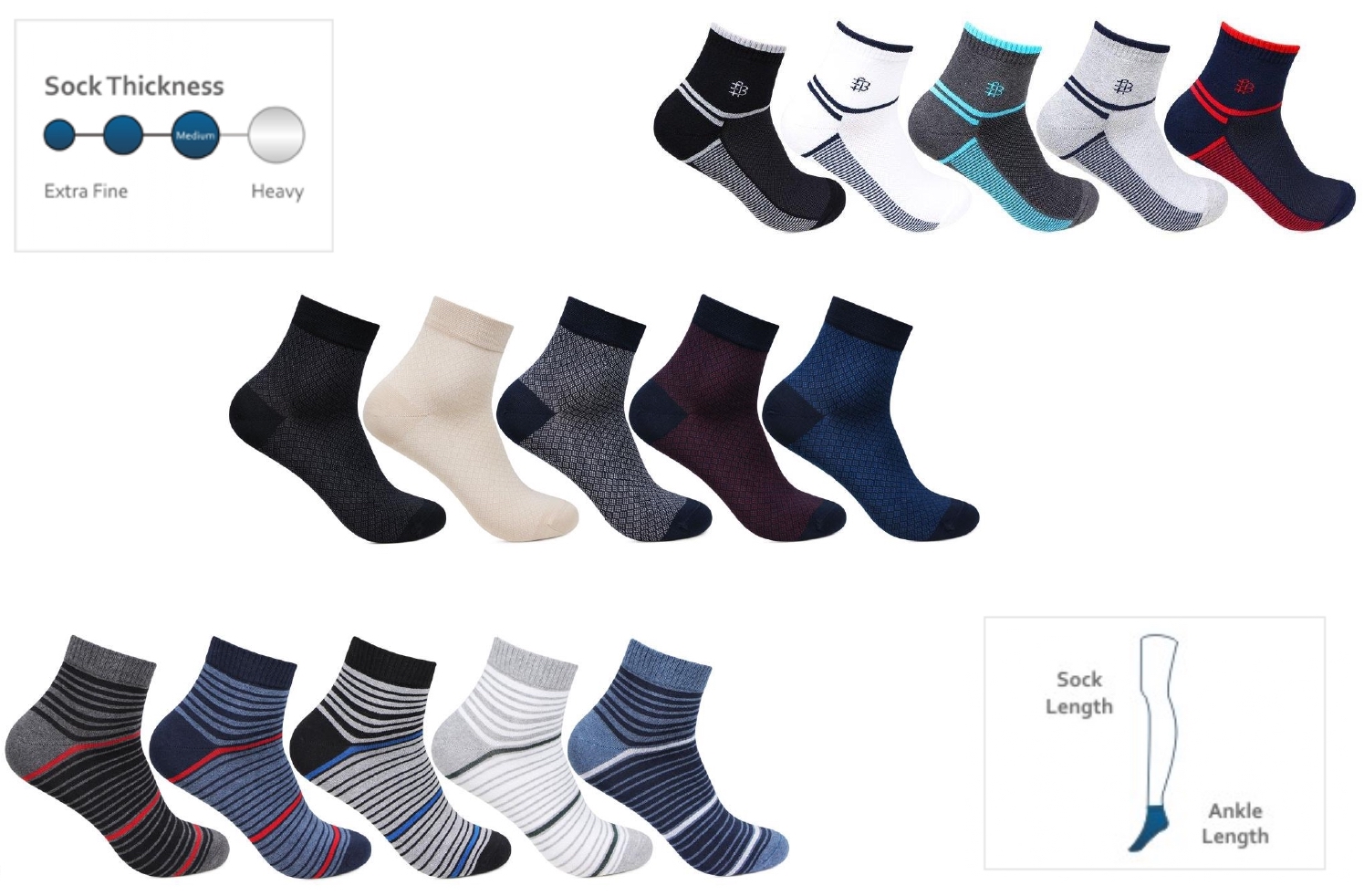 Ankle-Men Socks Men's Collection