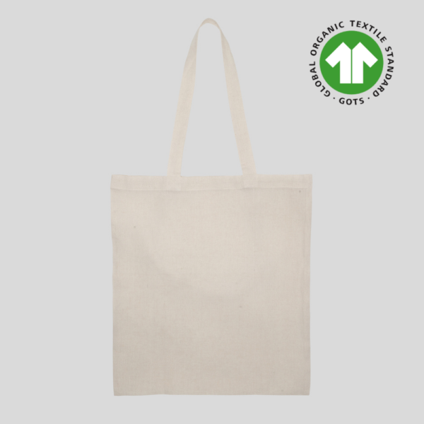 Organic Cotton Bag. GOTS Certified